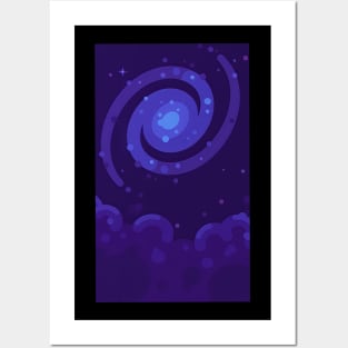 background galaxy Posters and Art